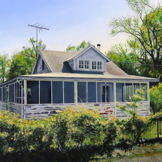 How to Paint Cottage on Holly Avenue - Fine Art Tutorial by Christopher Spicer
