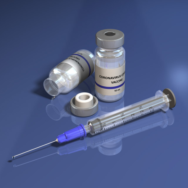 Vaccine Vial and Syringe - 3D Model by Christopher Spicer
