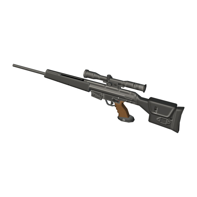 Heckler & Koch PSG1 Sniper Rifle - Weapon Model by Christopher Spicer