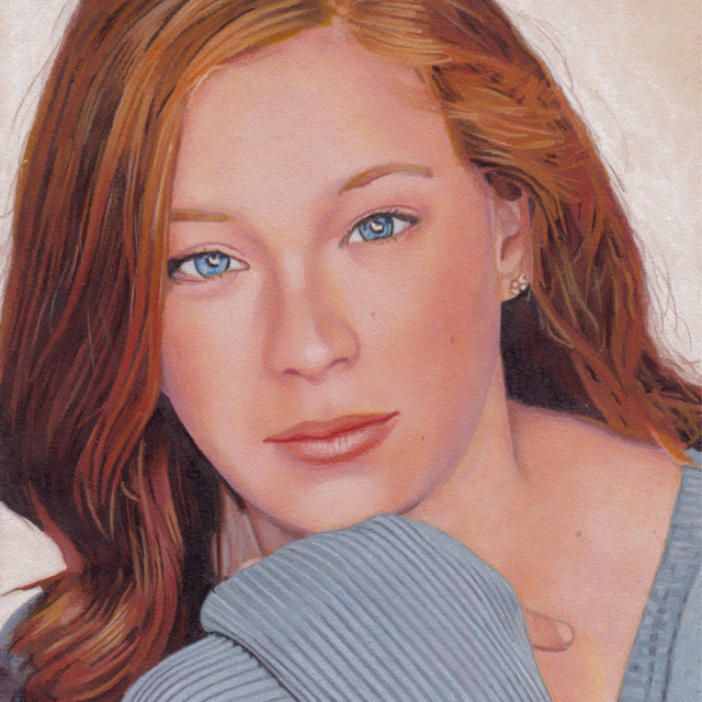 Mina Sundwall - Drawing by Christopher Spicer